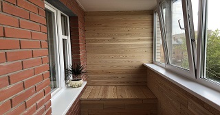 Отделка, остекление, утепление балконов в Кызыле от 212 руб. м/2.