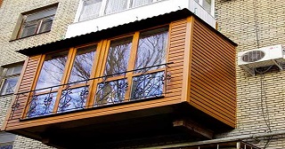 Внешняя отделка балкона Кызыл цена от 1059 руб. м/2.