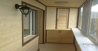 Отделка балкона под ключ Кызыл, цена от 5928 руб.